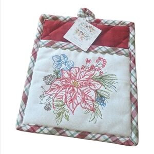 Kay Dee Designs Christmas Pocket Mitt Poinsettia